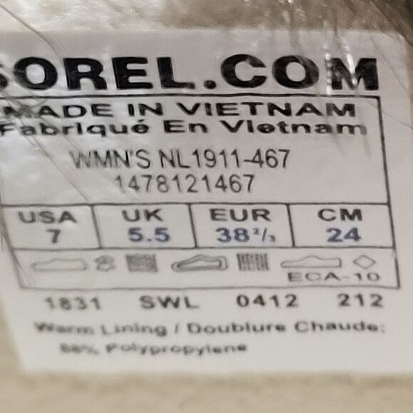 Sorel Women's Quilted Winter Snow Boots With Faux Fur - Picture 7 of 11